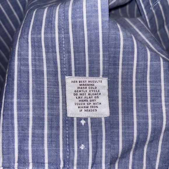 Peter Millar Collection Pima Cotton Striped Button-Up Shirt SZ XL - Picture 2 of 10